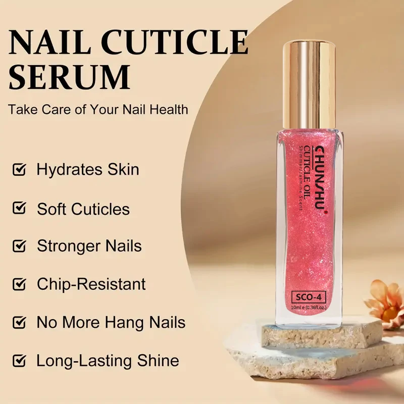 CHUNSHU لامع احباط فيتامين بشرة الأظافر النفط تغذي استعادة الأظافر التالفة 10 مللي العناية بالأظافر تنشيط النفط يرطب القوة