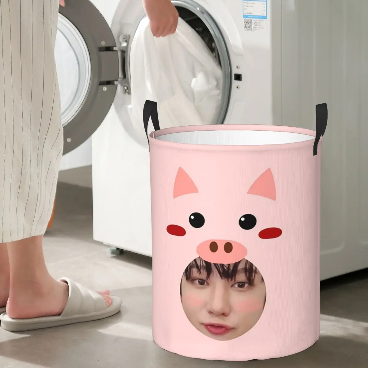 Складная корзина для белья Dwaekki Changbin: большая водонепроницаемая корзина для грязной одежды и игрушек