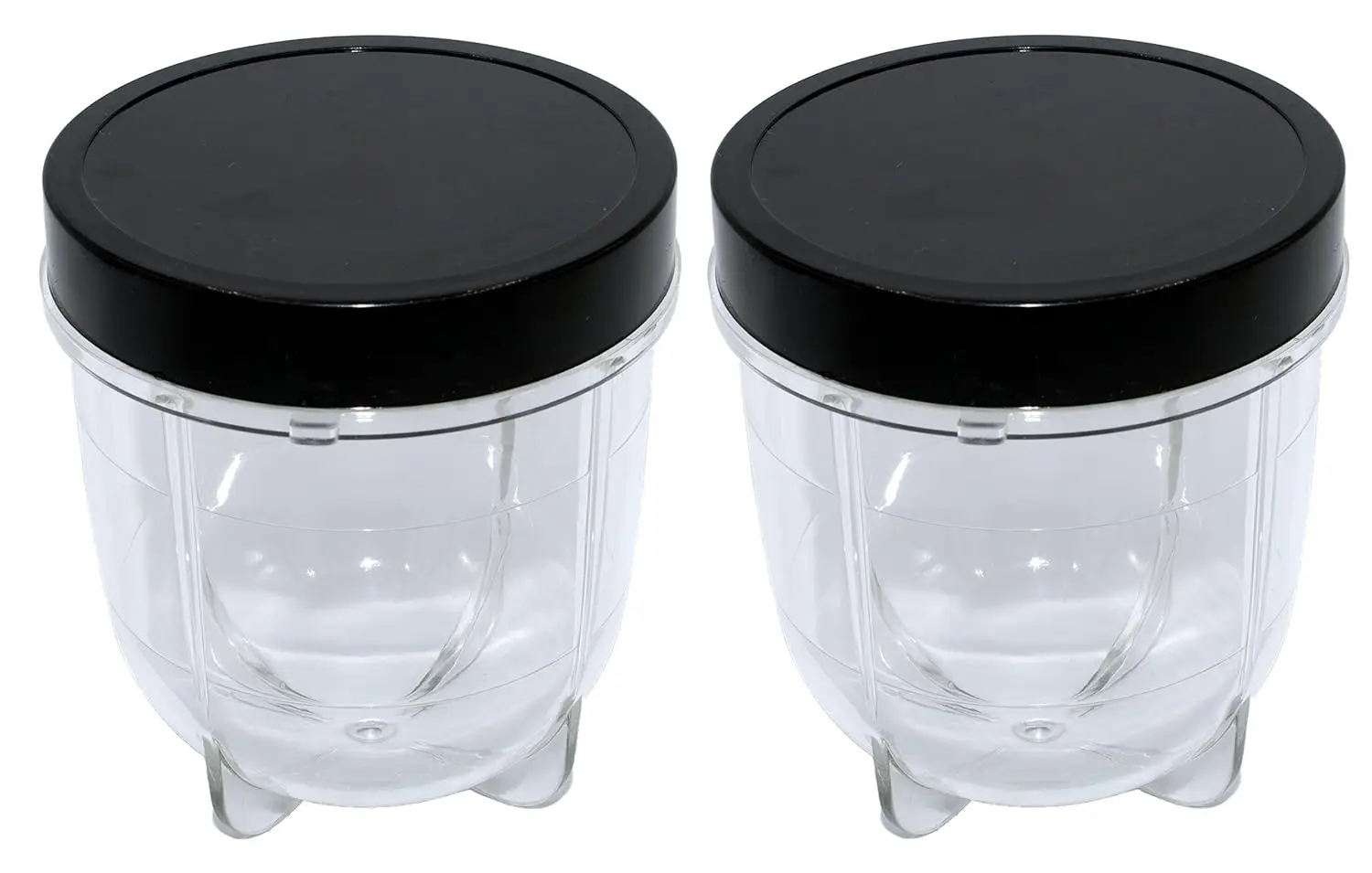 

Replacement Short Cup with Stay Fresh Lid, Compatible with Magic Bullet Blender 8oz 2 Pack