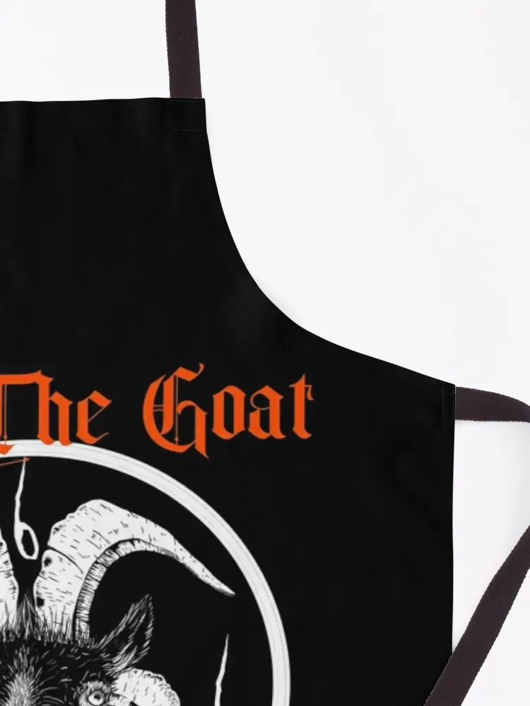 Kiss The Goat Apron woman work apron apron fashionable kitchen novelty items for home