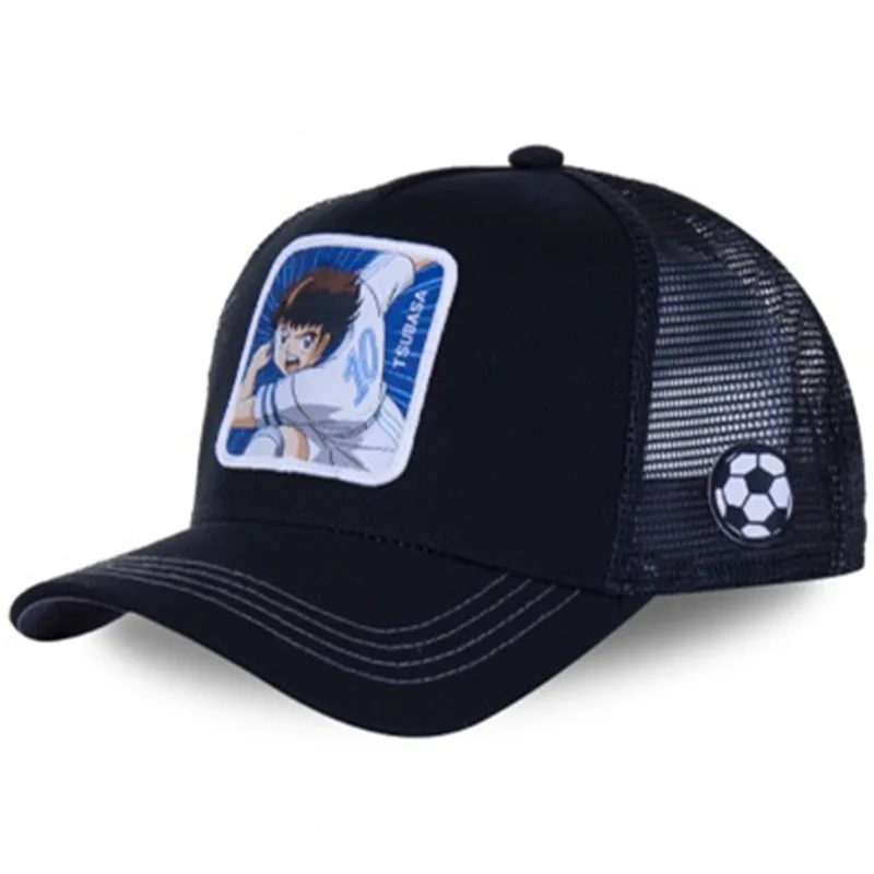 Boné de beisebol de algodão snapback anime dos desenhos animados para homens e mulheres, tsubasa, todos os estilos, hip hop, pai, malha trucker chapéu de alta qualidade, transporte da gota