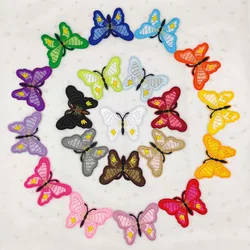 Colored Butterfly Patch For Clothing Kids Parches Embroidery DIY Iron Sticker Sew On Patches Repair Hole Decorate