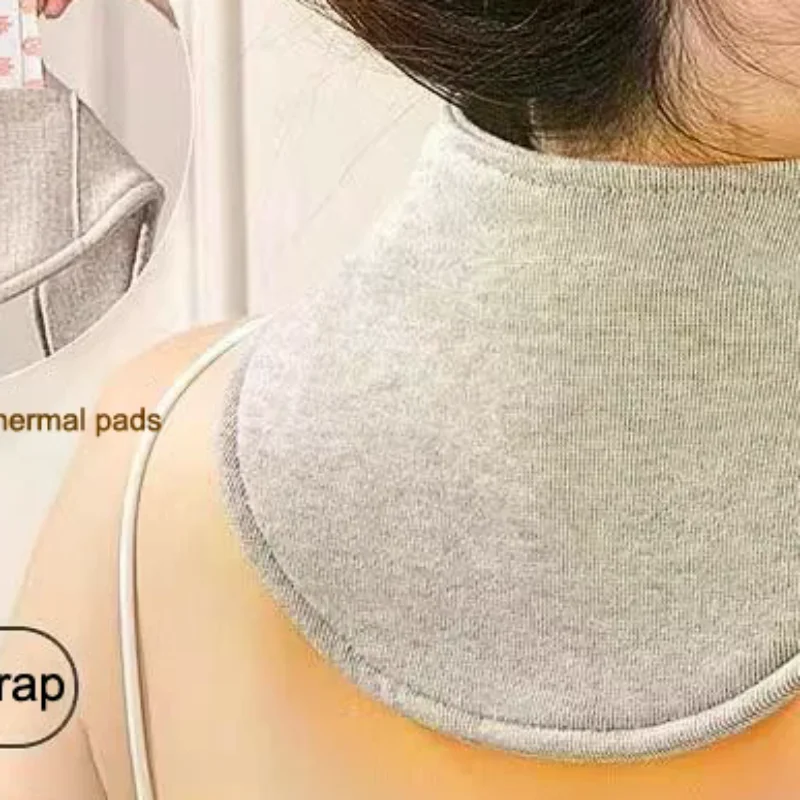 

Хлопковый защитный шарф для шеи, всесезонный шарф, удобный мягкий шейный ремень, теплый шейный пояс с карманом, дышащий маленький женский шарф