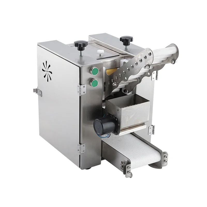 220V Chinese Dumpling Wrapper Making Machine/Big Capacity Wonton Dumpling Skin Machine