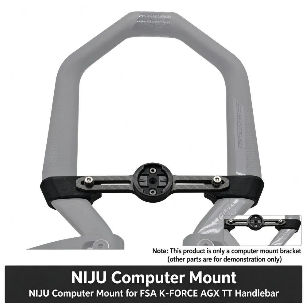 1PC For FSA K-FORCE AGX TT Handlebar Trial Triathlon Ultralight Carbon Bike Computer Mount for Garmin Wahoo Bryton IGPS GOPRO