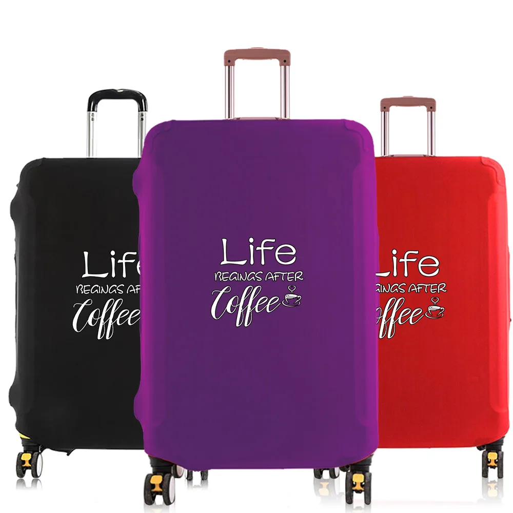 

Luggage protector Trolley Cover Dust Travel Accessories for 18-30 inch Suitcase Elastic Fabric Baggage cover Food Print Series