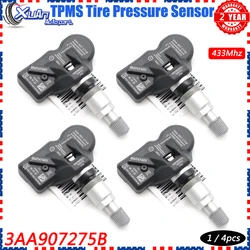 Xuan TPMS Tire Pressure Sensor Monitor Systems 3AA907275B for Volkswagen CC Tiguan Passat 2007-2015 433Mhz