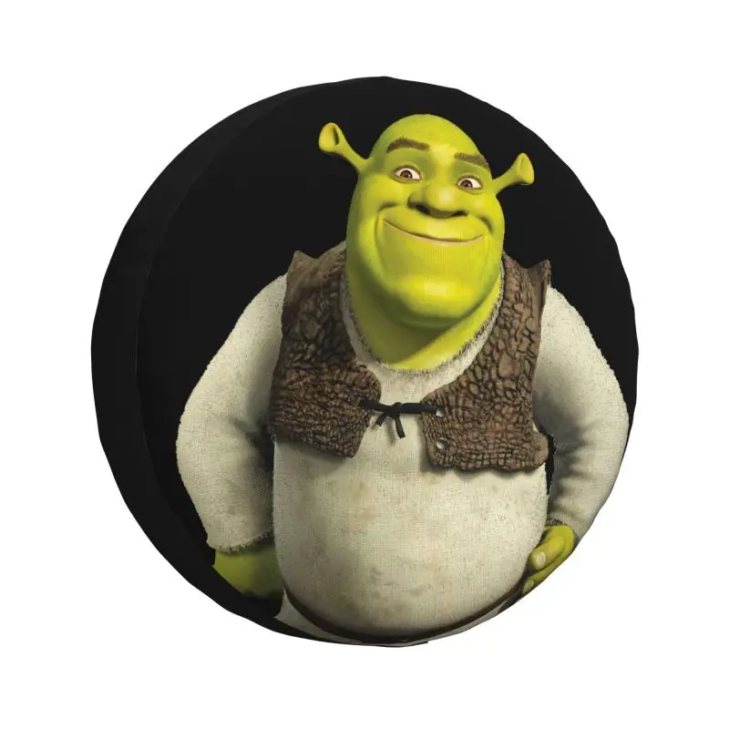 Custom Shrek Meme Spare Tire Cover for Toyota RAV4 Prado Jeep RV SUV Trailer Car Wheel Protector Covers 14