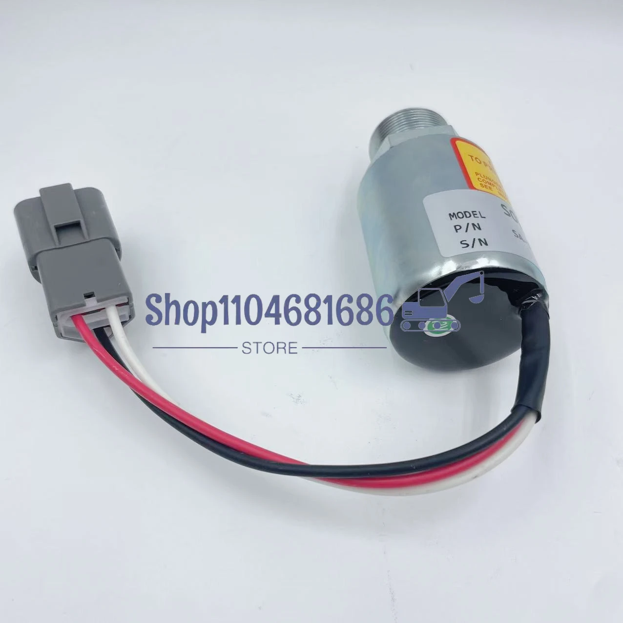 SA-3725-12 Fuel Shut Off Solenoid 30A87-20402 for Mitsubishi Engine Excavator Mitsubishi Generator Mahindra Max 28 Tractor