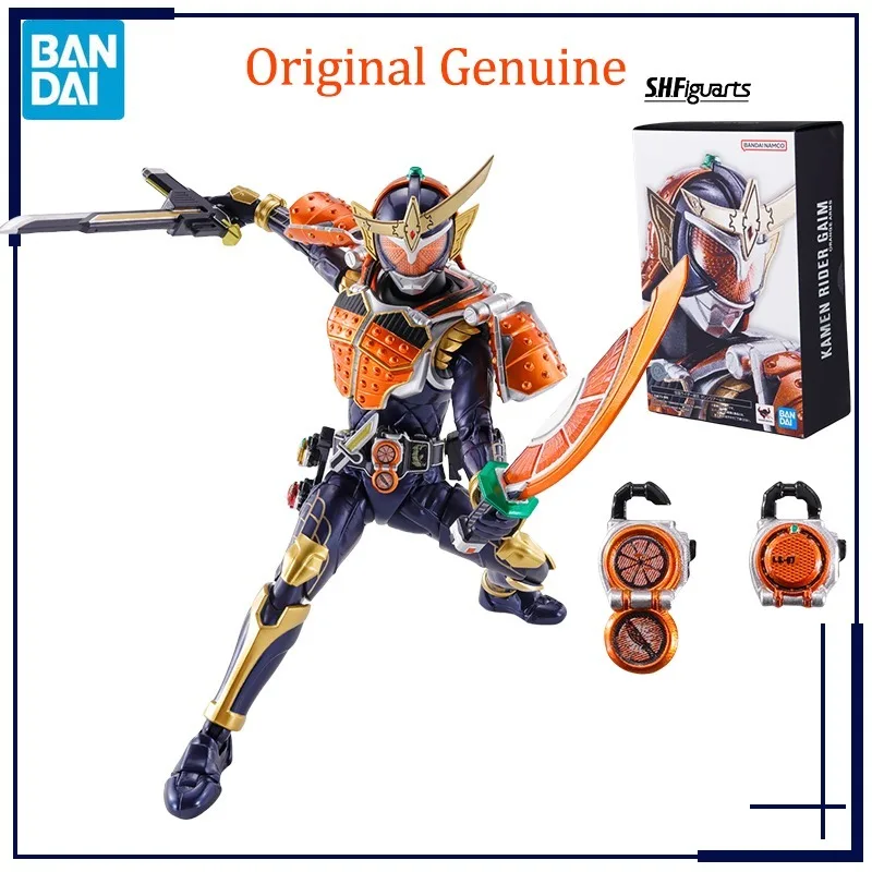 

Original Genuine Bandai Anime Kamen Rider Gaim ORANGE ARMS SHF Model Toys Action Figure Gifts Collectible Ornaments Boys Kids