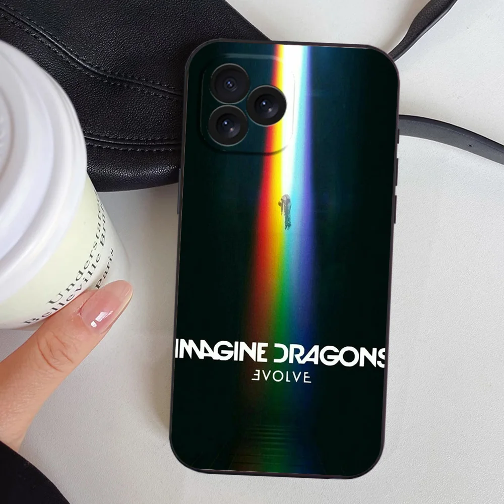 Imagine Dragons Band Phone Case for iPhone 12 11 13 14 15 16 Max Pro Plus Black Soft Silicone Cover