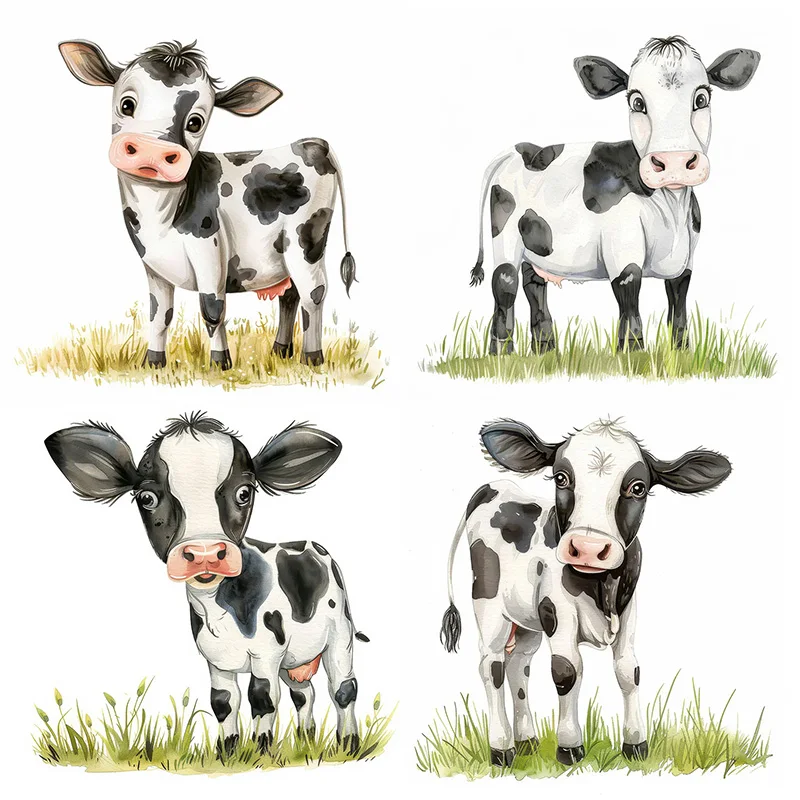 

C1277# Cow Toilet Stickers, Bright Wall for Home, Cabinet, Door,Decoration, Vinyl Car Decals, Art Wallpaper