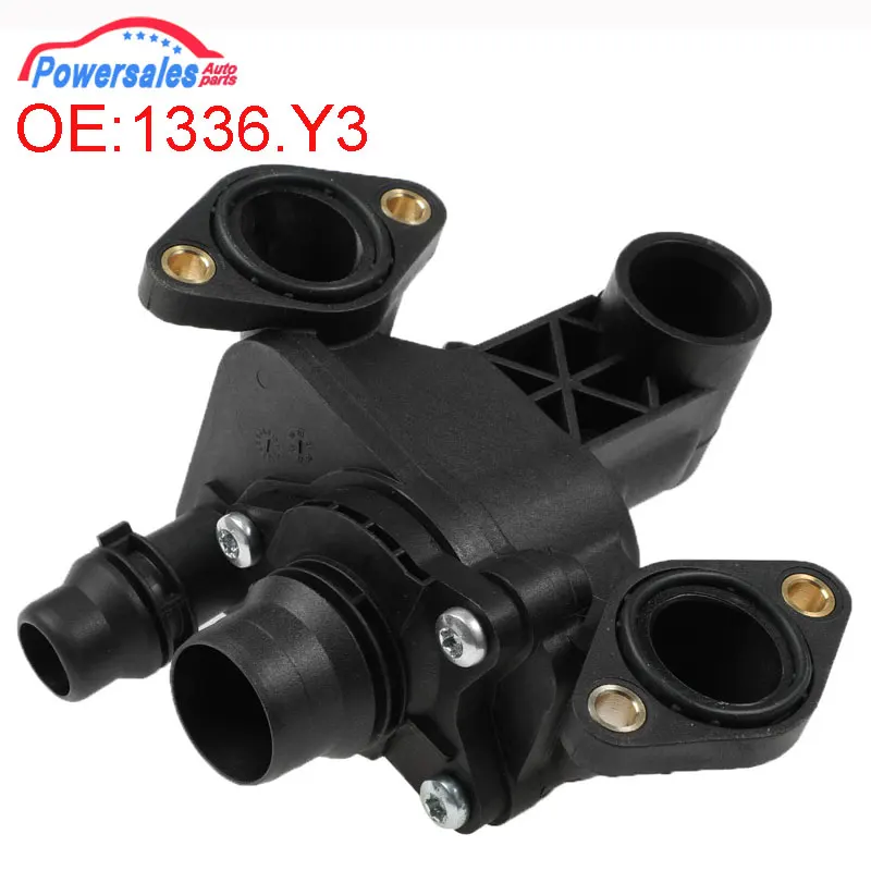 Termostato y carcasa para Citroen C5 C6 Peugeot 407 607 2,7 HDi 3,0 HDi 1336.Y3 1336Y3, novedad