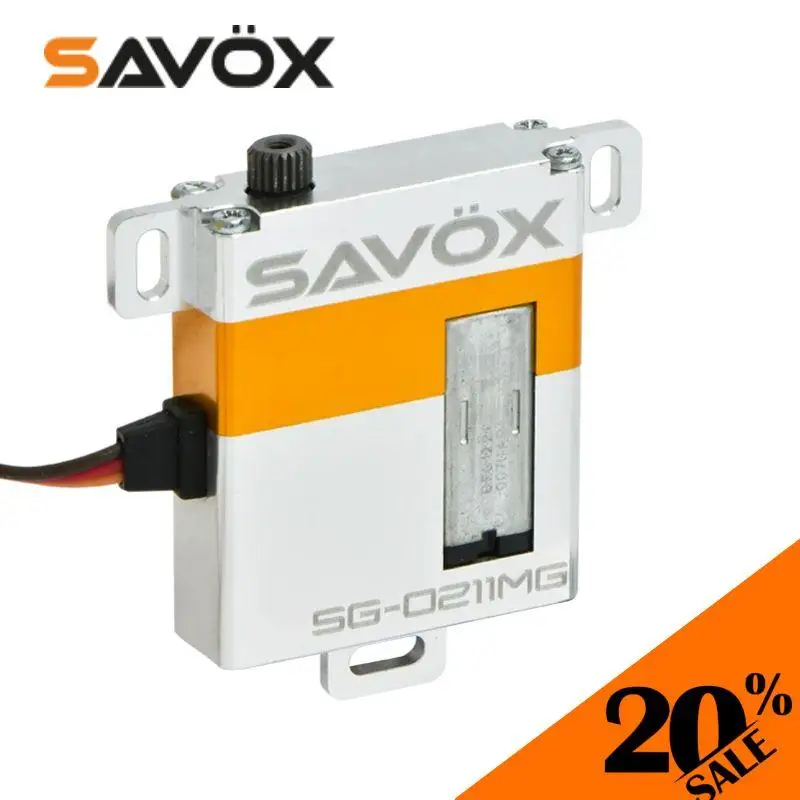 

Оригинальный SAVOX SG 0211MG с высоким крутящим моментом в металлическом корпусе, цифровой сервопривод планера .13/111,1 6 В для радиоуправляемого планера