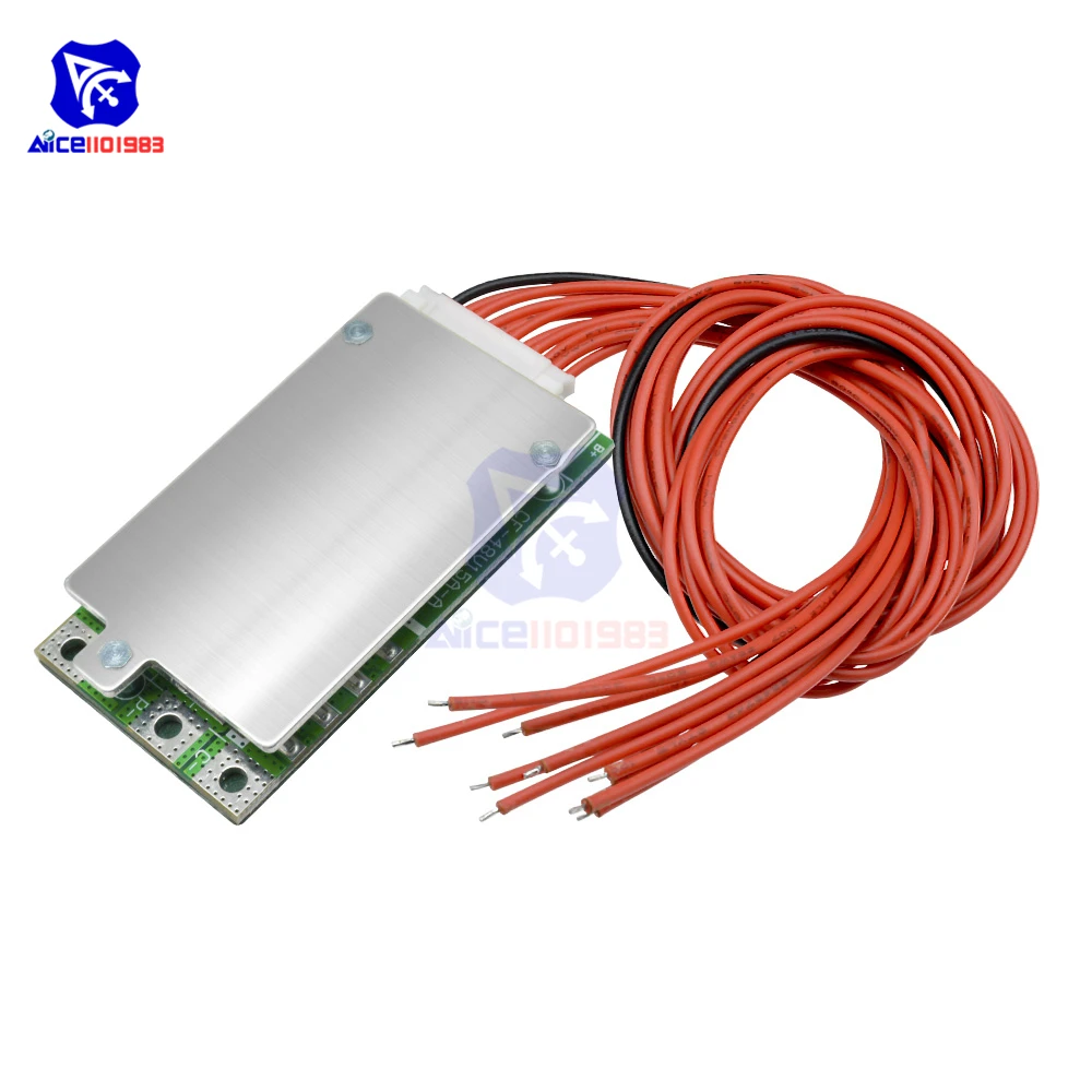 BMS 10S 36V 15A/30A/35A mit Balancierfunktion, Li-Ionen-Lithium-Batterieladegerät, Schutzplatine, Batterie-BMS-Funktion, E-Bike – Detail 6
