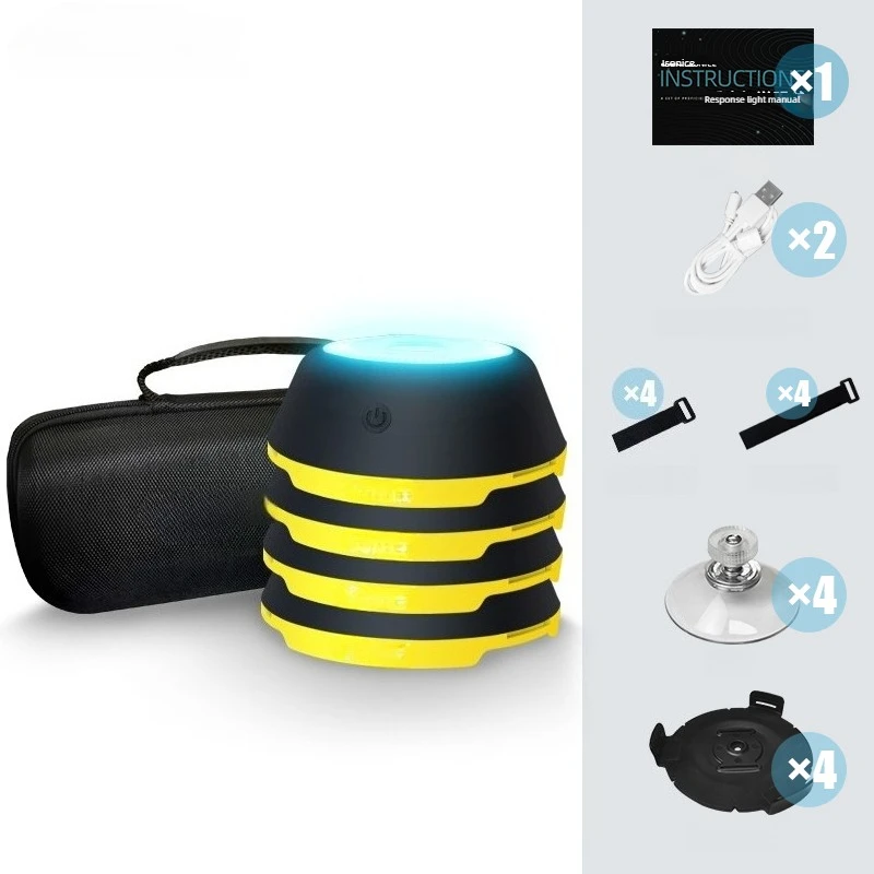 Sucker Reactie Trainingslamp Lichaamsbeweging Agile Response Light Inductieve Timing Trainingslichten Draagbare sportuitrusting