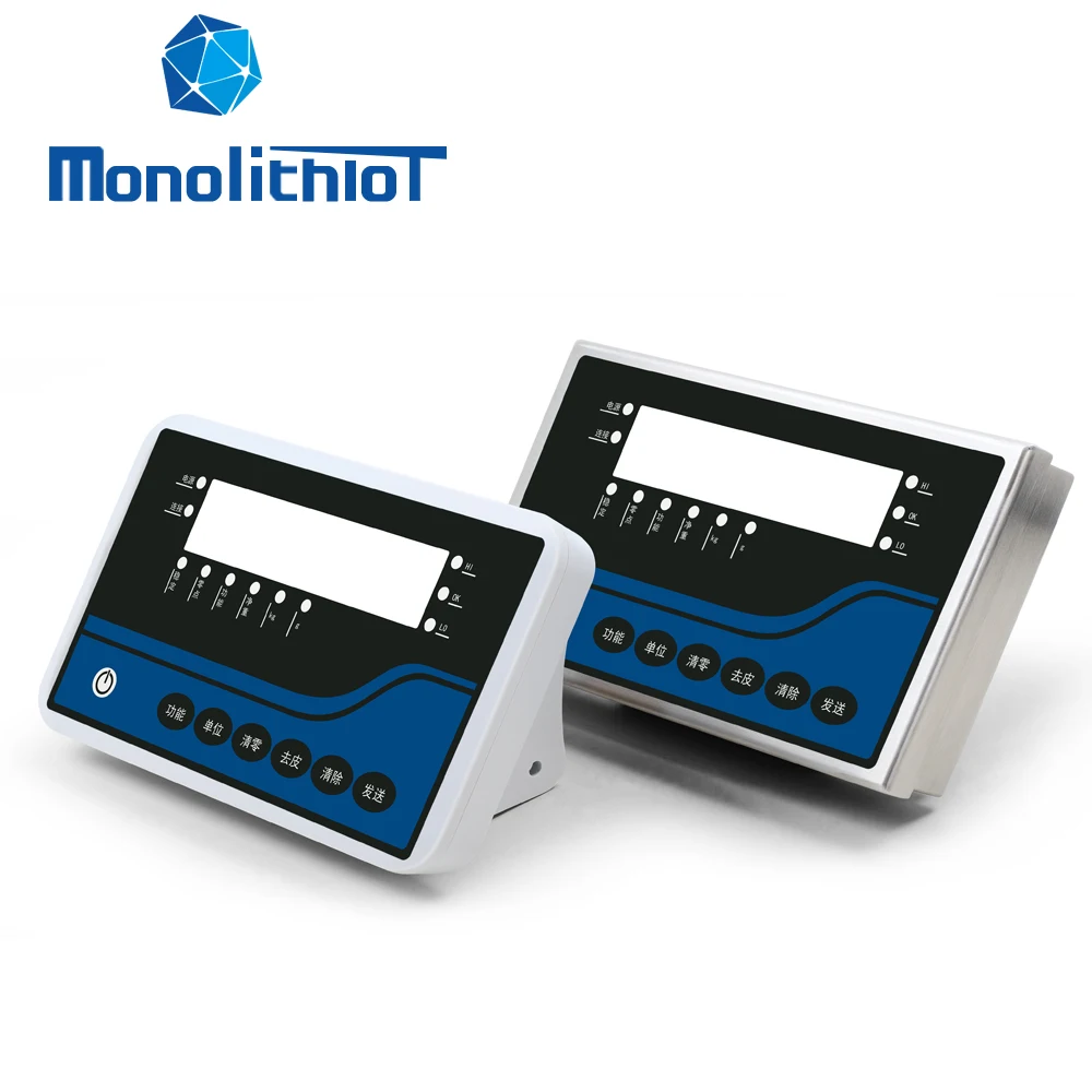 MonolithIoT MTS-3000 Smart Digital Weighing Terminal Retail Retail Industrial Scale System Indicator for Bench Floor Scale