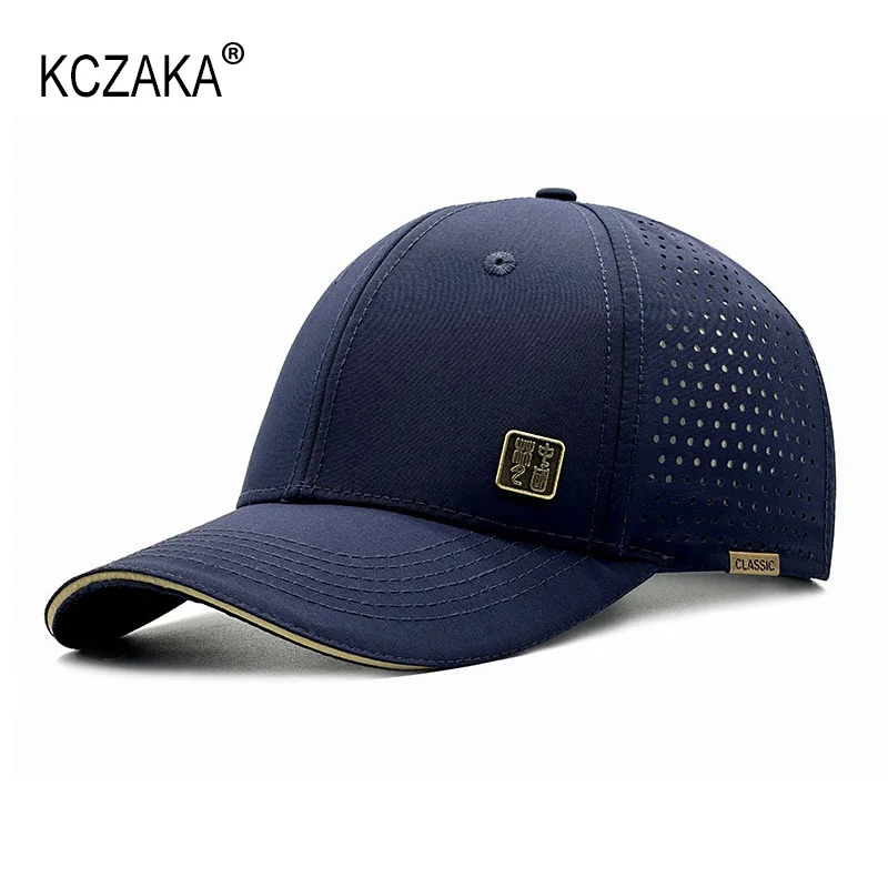 

Brand Men's Baseball Cap Summer Breathable Mesh Net Snapback Caps Mens Outdoor Sports Quick Dry Sun Hats Dropshipping