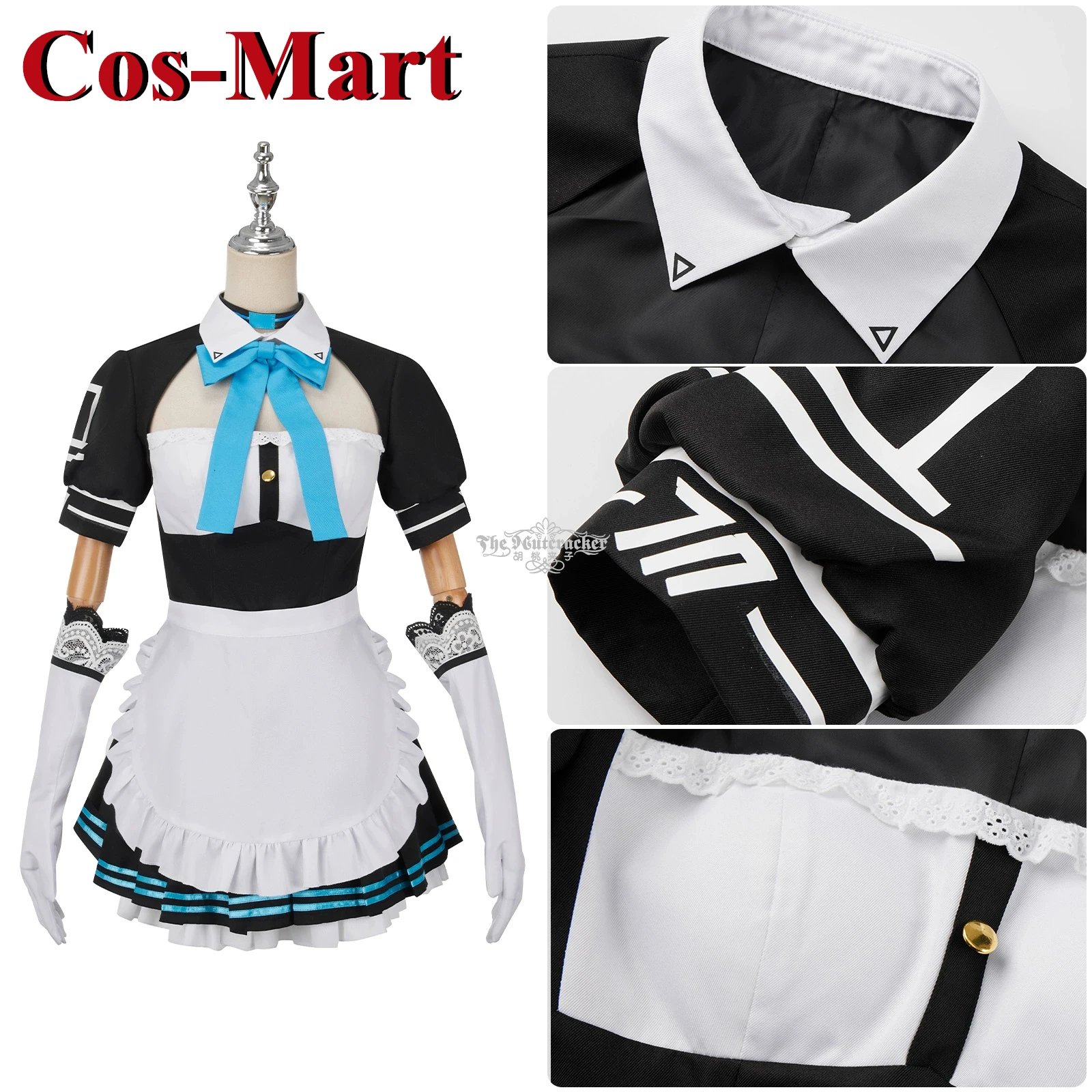 Cos-Mart Game Blue Archive MomoTalk Cosplay Costume Gorgeous Daily Wear Uniform Activity Party Role Play Clothing