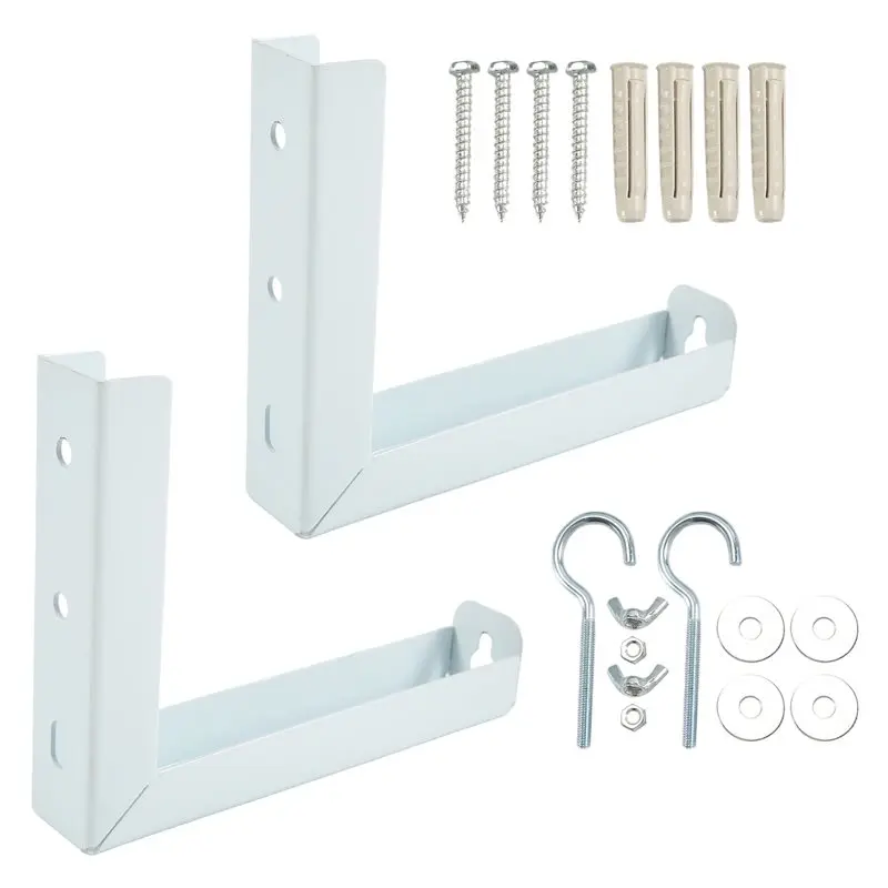 2Piece Projector Curtain Hanger Projector Screen L-Bracket Adjustable Extension Mount Stand Mounting Hanger Holder Customer Favo