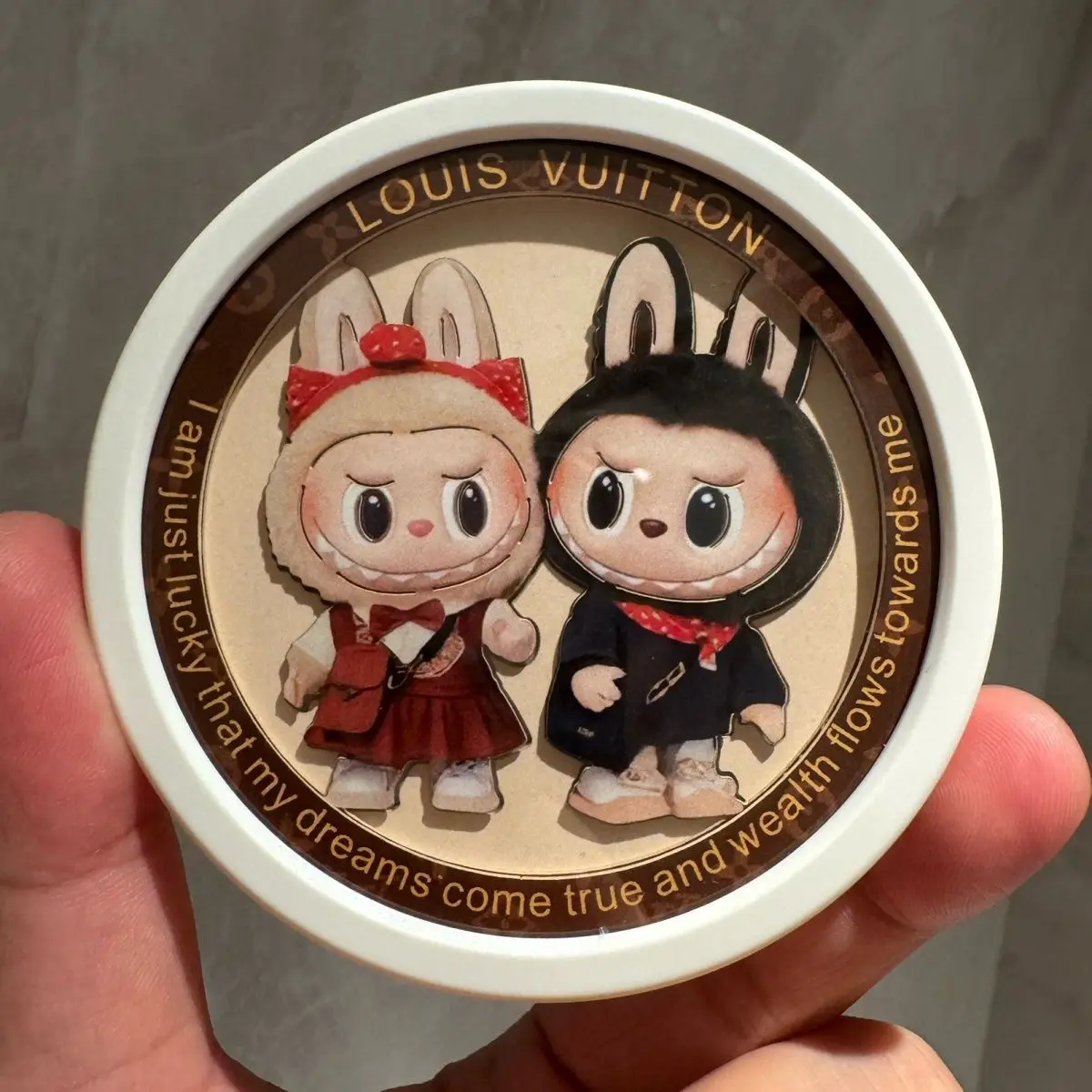 

Popular fridge magnet paper carving night light fun cartoon check-in gift for hand companion support customization