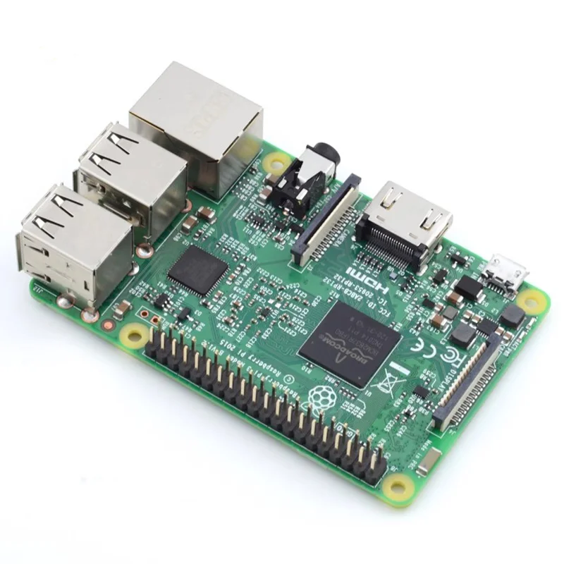 موديل التوت Pi 3B + Board, 3B Plus, BCM2837B0, 64-bit, GHz, 1GB LPDDR2 SDARM, دعم واي فاي, بلوتوث