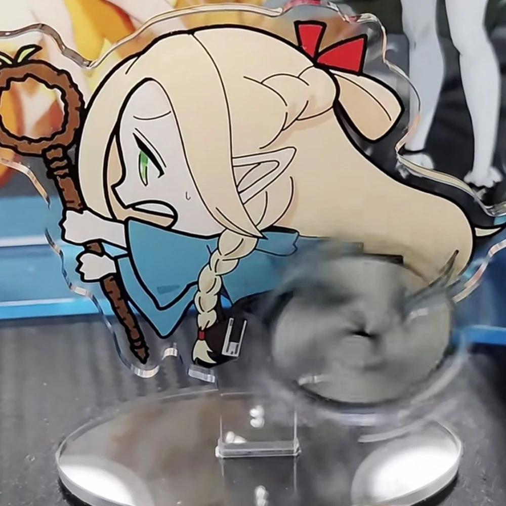 Anime Delicious in Dungeon Marcille Cosplay Acrylic Stand Figures Model Rotatable Standing Plates Desk Decoration Ornament