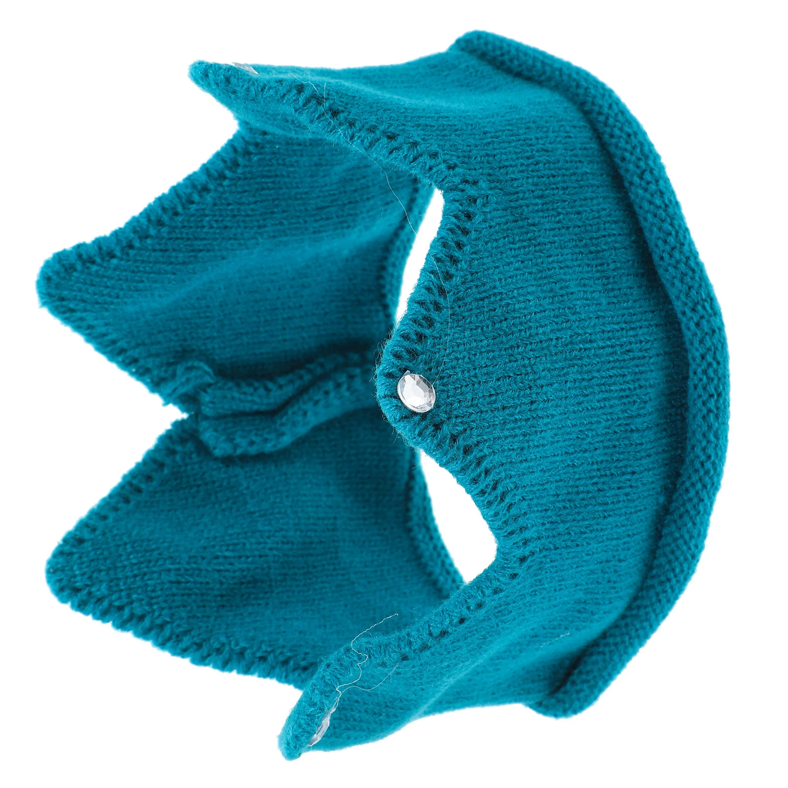 

Knitted Crown Hat Baby Birthday Party Hat Lightweight Durable Decorative Hair Clip Kids Fashion Crown Accessory