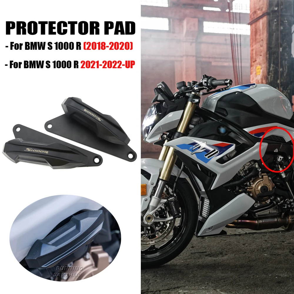 

S1000R 2018 2019 2020 Motorcycle Anti-Fall Glue Frame Sliders Falling Protection Guard Pads Kit For BMW S 1000 R 1000R 2021 2022