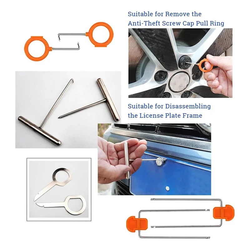 

-A25M 24PC Piece Automotive And Household Tool Set Perfect For Car Enthusiasts And DIY Tool Kit Car Replacement Accessories