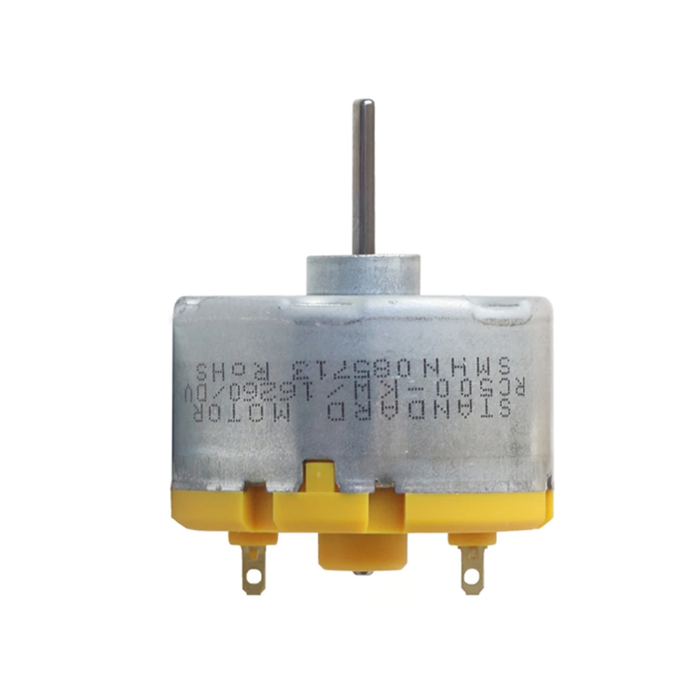 RC-500-KW/16260 Motor DC12V 12000RPM Round 32mm Diameter Spindle Engine Sweeping Robot Humidifier Blender Fan Rotating Light