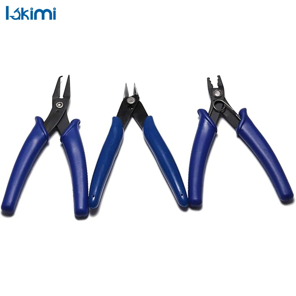 Multifunction Jewelry Beading Crimping Crimper Pliers Tool Split Ring Opener Pliers Mini Diagonal Pliers DIY Hand Tools LA-AA168