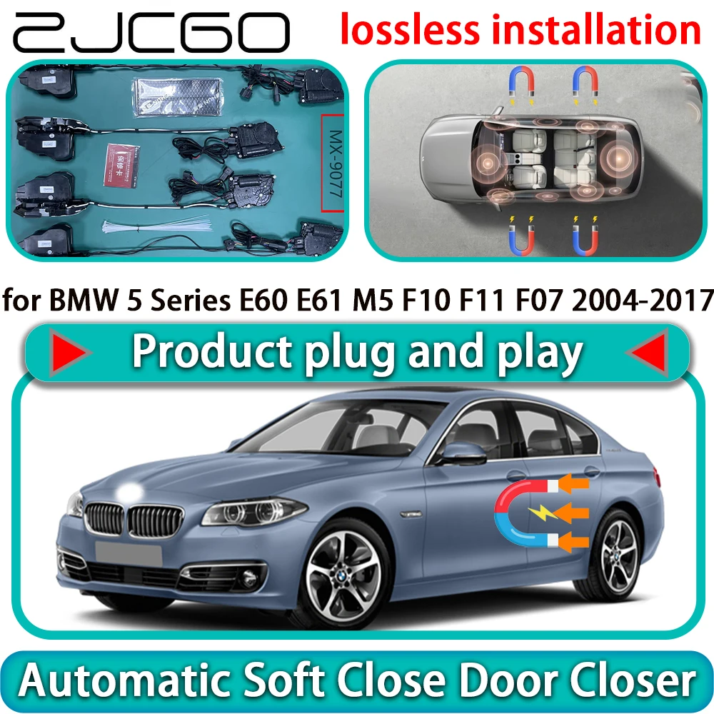 

for BMW 5 Series E60 E61 M5 F10 F11 F07 2004-2017 OEM Auto Pull Soft Close Door Kit Power Latch Door Catch Soft Closing Assist