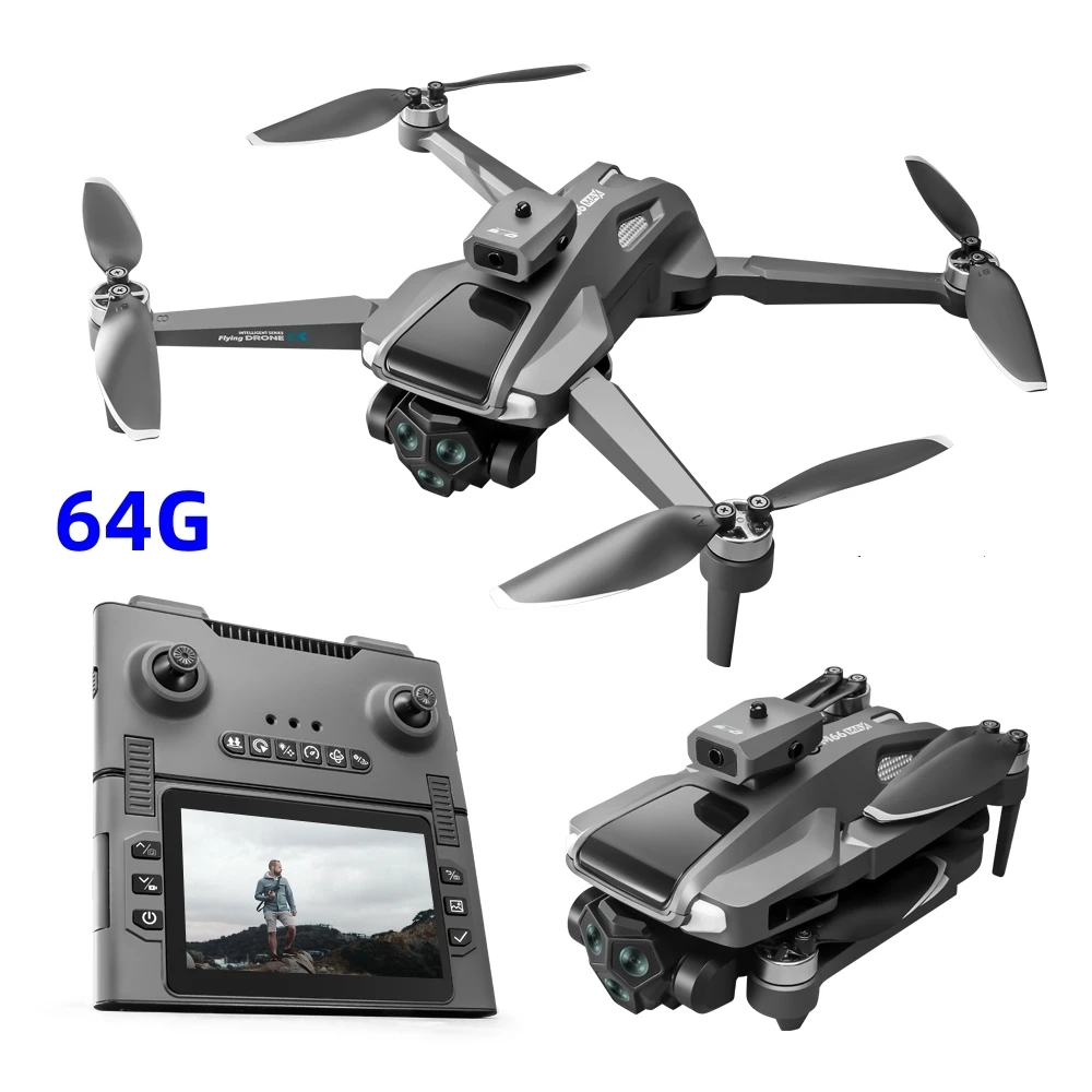 

Brushless Drone 4k Profesional 8K HD Dual Camera Obstacle Avoidance Aerial Photography Foldable Quadcopter