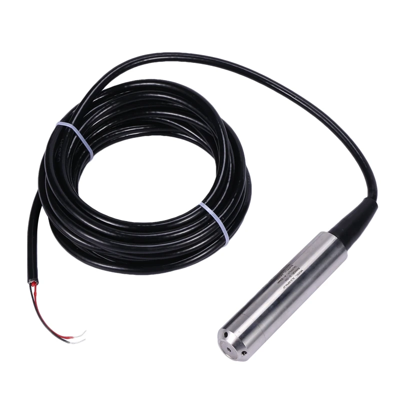 Submersible Water 4-20MA Liquid Level Transmitter Sensor Fuel Tank Level Sensor Metal Water Liquid Level Sensor-A55K