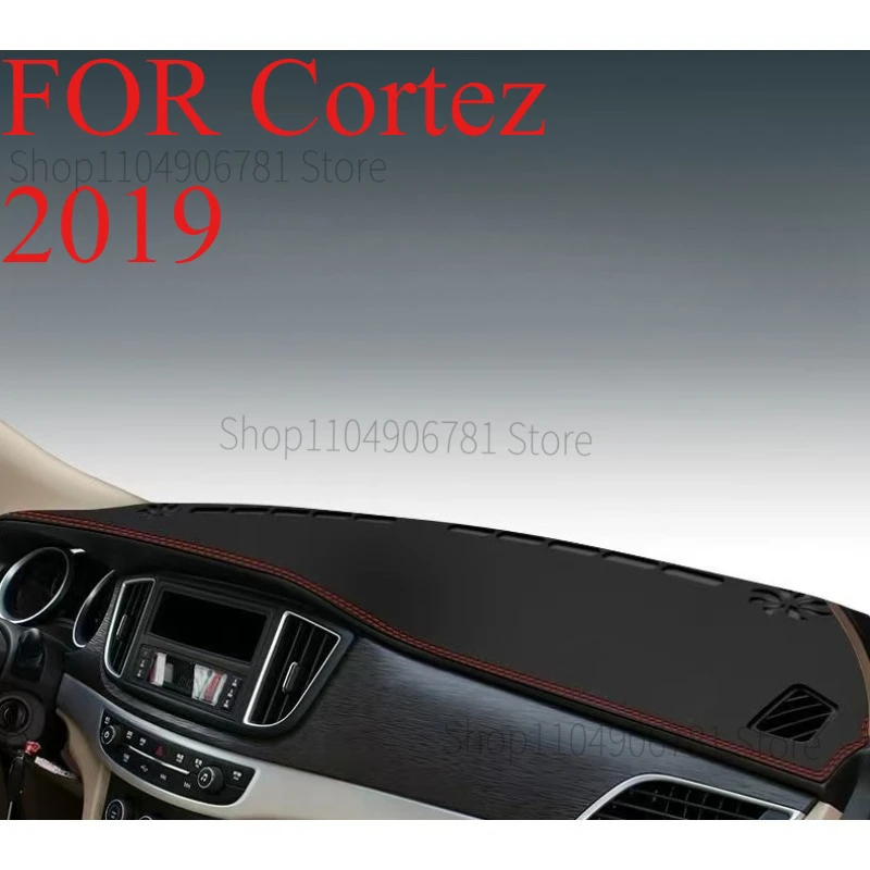 

FOR Cortez 2019 Car Dash Mat Dashmat Dashboard Cover Sun Shade Dash Board Cover Carpet Accessories