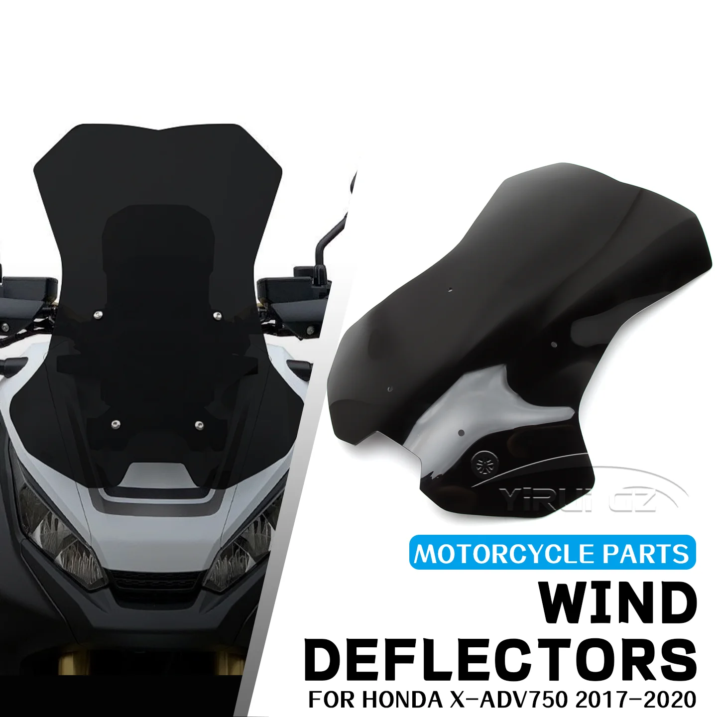Wind Deflector Screen Fairing FOR HONDA X-ADV750 2017-2019 2020  Windshield X-ADV750 X ADV750 2020 Motorcycle Expanded Windscree