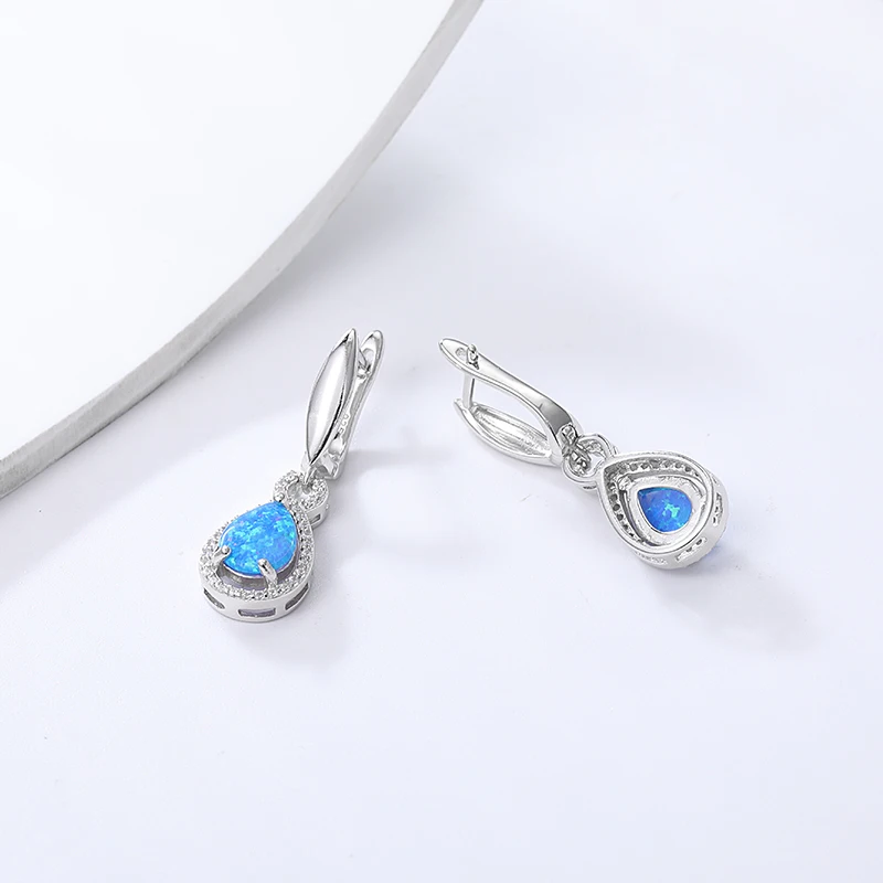 MYOP 2023 Jewelry 925 Silver Opal Earrings Shine With A Gentle And Delicate Aesthetic