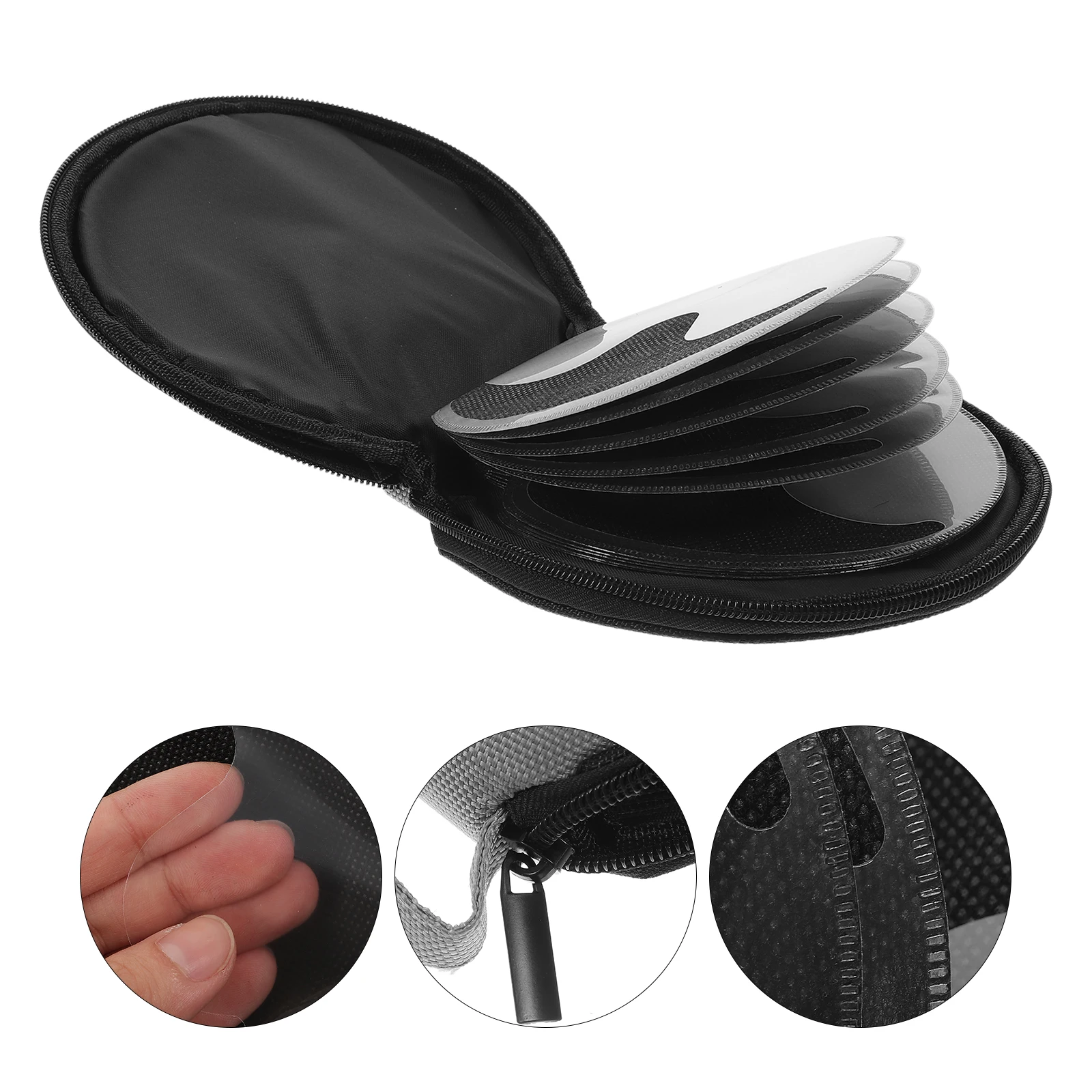 

CD Storage Bag Home Disc Wallet Zipper Case Holder Organizer DVD Binder Book Protective Car