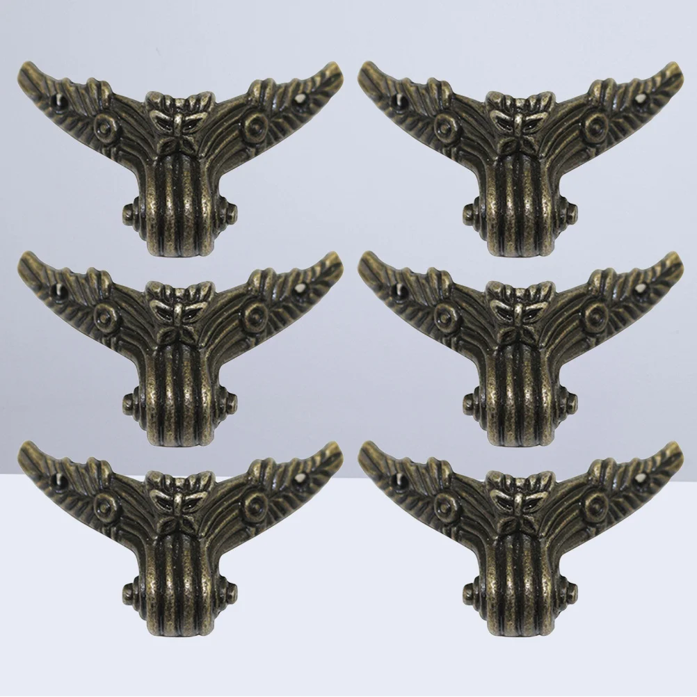 

8Pcs 42x27mm Dark Green Zinc Alloy Sofa Legs Durable Furniture Support for Home Office Decor Gift Box Feet Sofa Support Legs