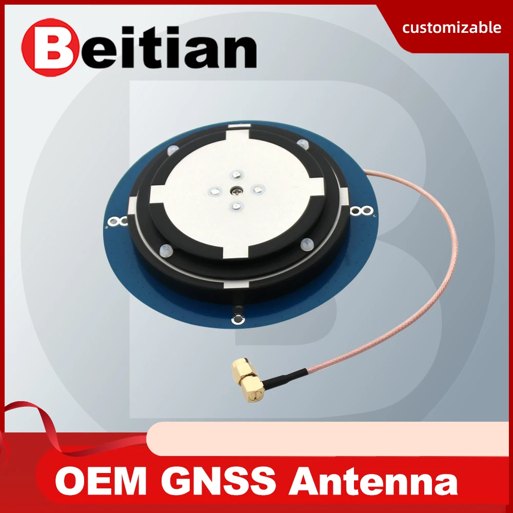 Beitian Embedded full band GPS GLONASS BDS Galileo L-Band Self-Driving Survey Agriculture position RTK OEM GNSS Antenna BAW-4820