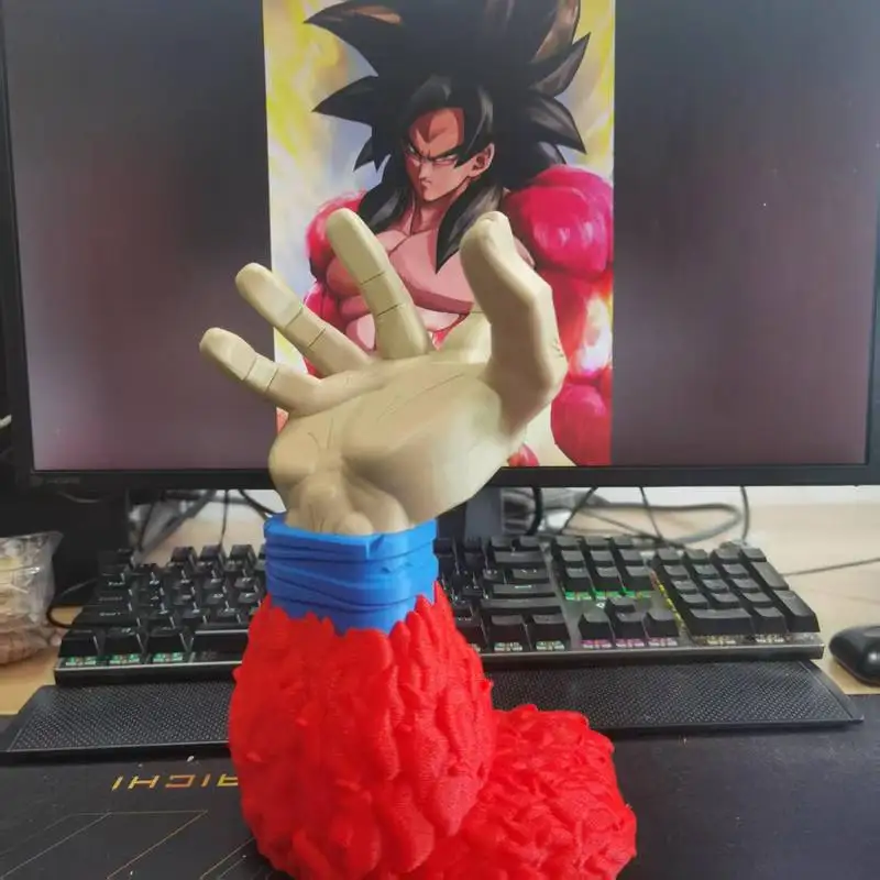 

Anime Dragon Ball Bracket Figures Piccolo Arm Figures Gamepad Bracket Statue Collectible Model Desk Ornament Birthday Toy Gift