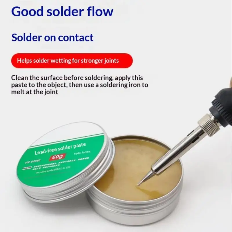 2/4/8Pcs Lead-free Soldering Iron Flux Paste Rosin Flux Set Suitable For Iron Plates Stainless Steel Plates Nickel Copper Sheets
