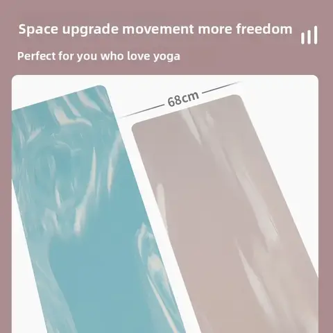 2025 카모플라주 요가 매트 (홈 요가, 댄스, 피트니스용) 4.5mm 두께, 충격 방지 및 미끄럼 방지 무소음 피트니스 바닥 매트