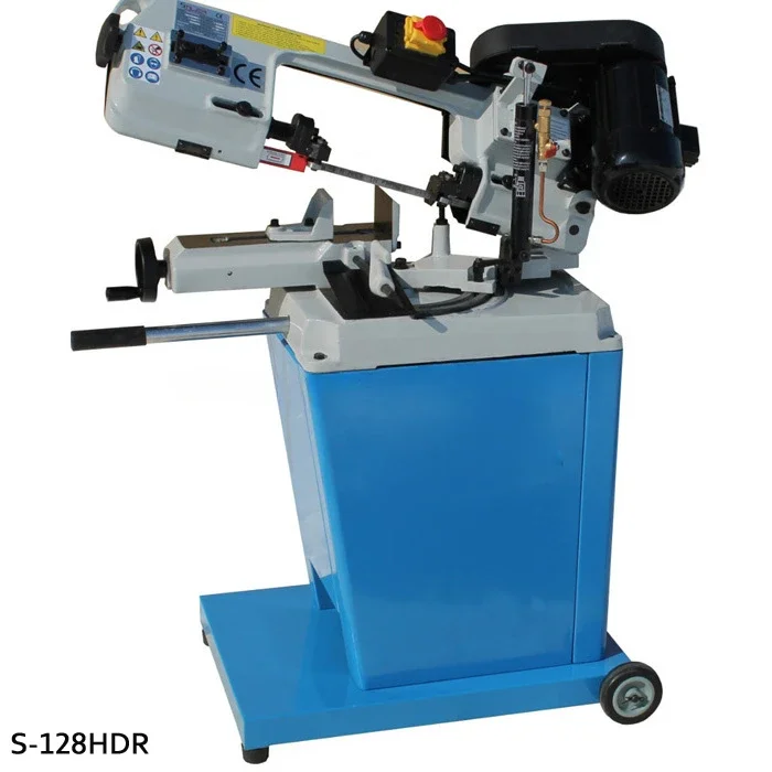 New 220V/380V 0.375w Portable Metal Cutting Band Sawing Machine Belt Drive Freely Movable 3-speed Variable Speed After-sales