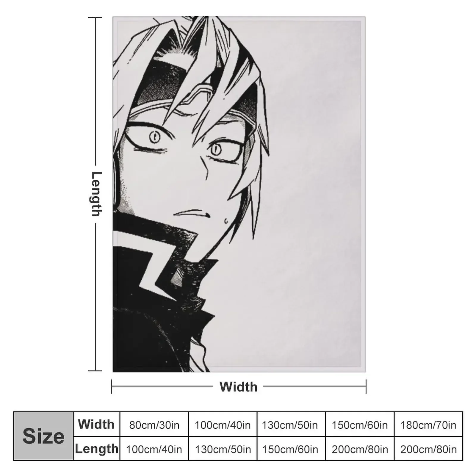 kaminari denki Throw Blanket Retros Flannels Bed Fashionable Decorative Sofas Blankets