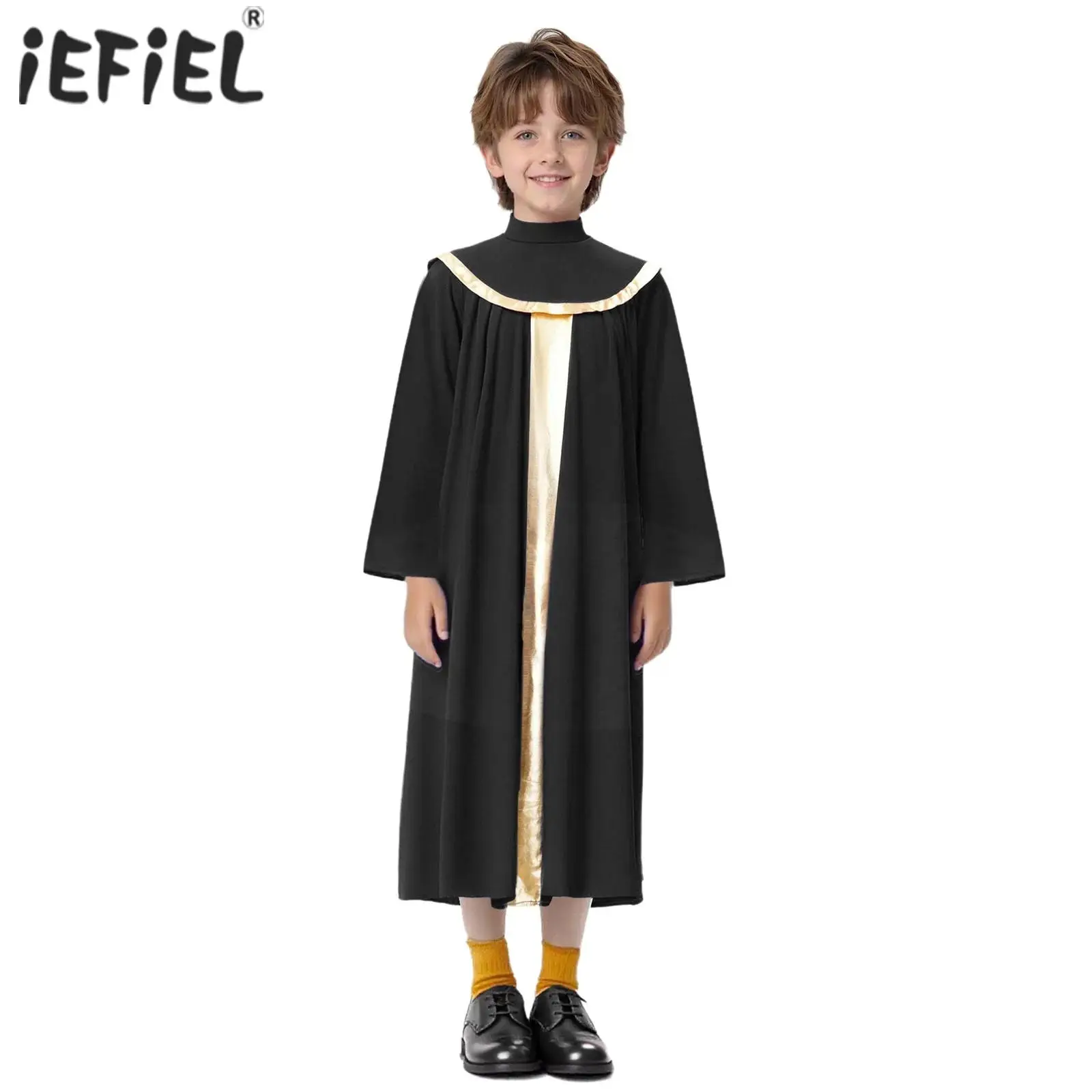 Robe de chorale pour enfants, garçons et filles, Robe de danse, Costume de spectacle pour l'équipe de culte et le ministère de danse
