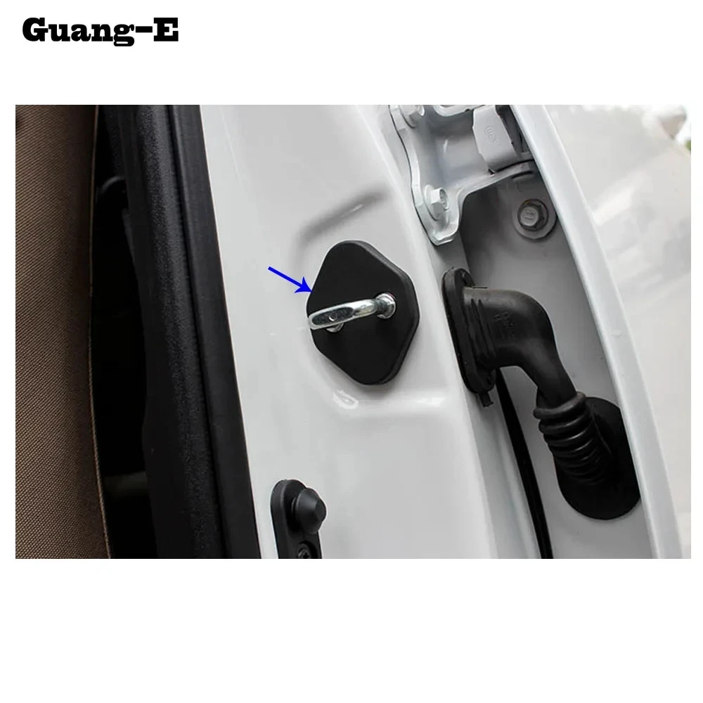 For Kia Sorento MQ4 2020 2021 2022 2023 Door Lock Cover Anti-Rust Door Catch Buckle Protector Case Sticker Trim Frame