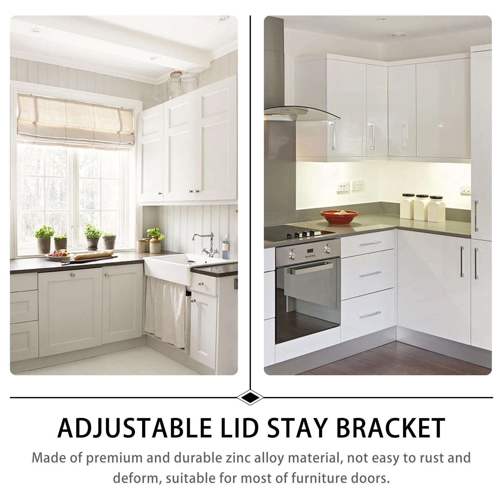 

1 set 1 Set Adjustable Lid Stay Bracket Premium Door Stay Support For Cabinet Wardrobe Cover Hinge Hardware