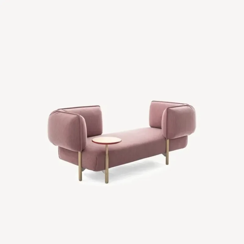 

European Style Comfort Seating Sectional Sofa Wooden Frame with Fabric Cover for Living Room Apartment or Hotel Furniture